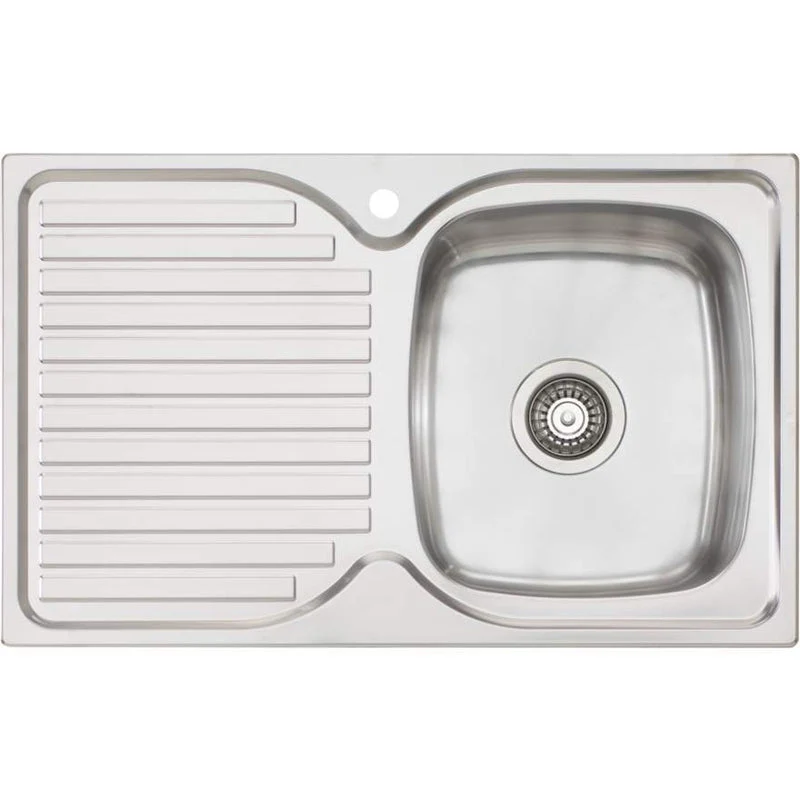 Oliveri Endeavour Single Bowl Sink With Left Hand Drainer