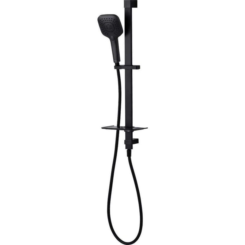 Oliveri Monaco Hand Shower With Rail - Black Matte