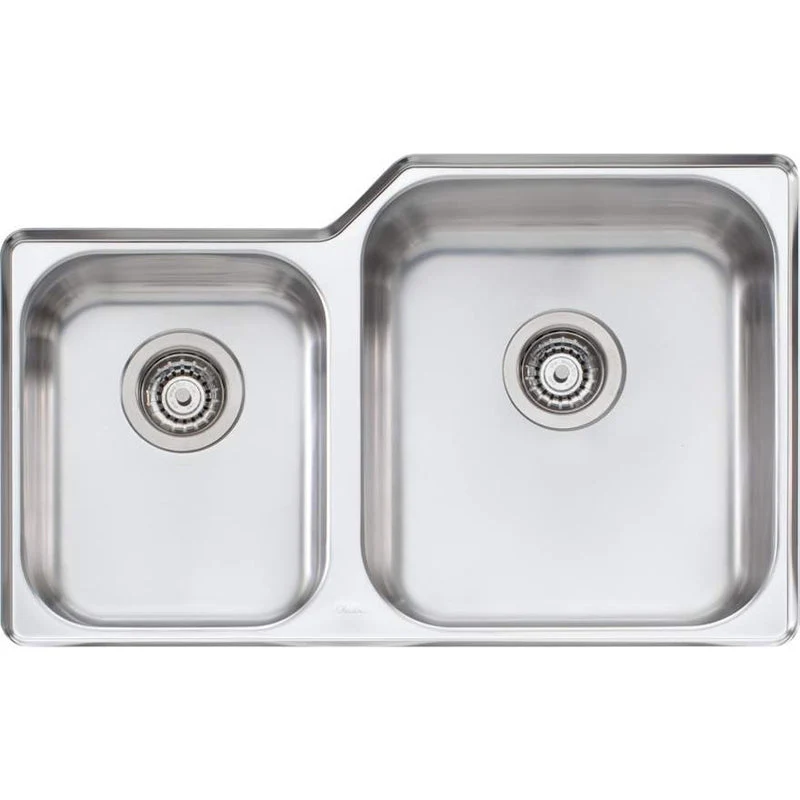 Oliveri Nu-Petite 1 & 3/4 Bowl Undermount Sink Left