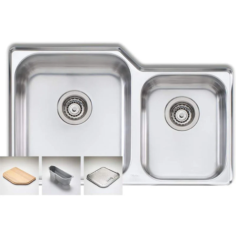 Oliveri Nu-Petite 1 & 3/4 Bowl Undermount Sink Left - Image 3