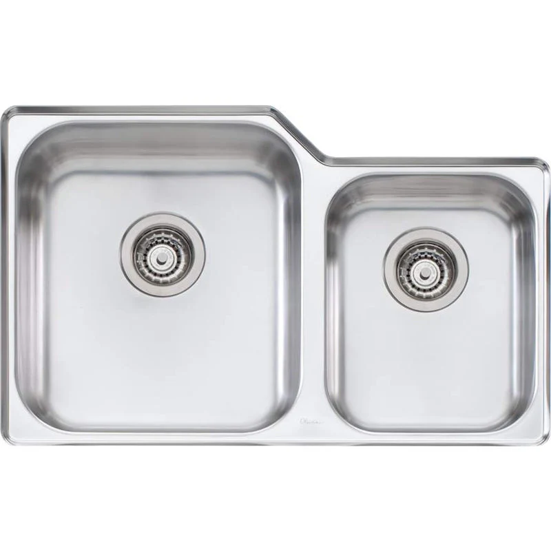 Oliveri Nu-Petite 1 & 3/4 Bowl Undermount Sink Right