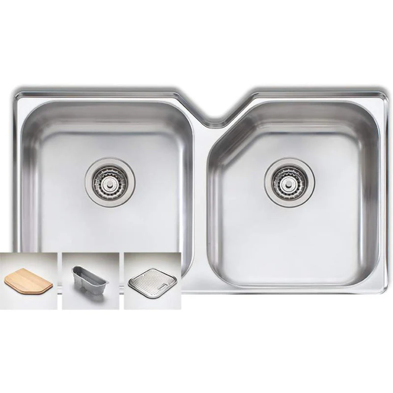 Oliveri Nu-Petite Main & 5-Side Bowl Undermount Sink - Image 3