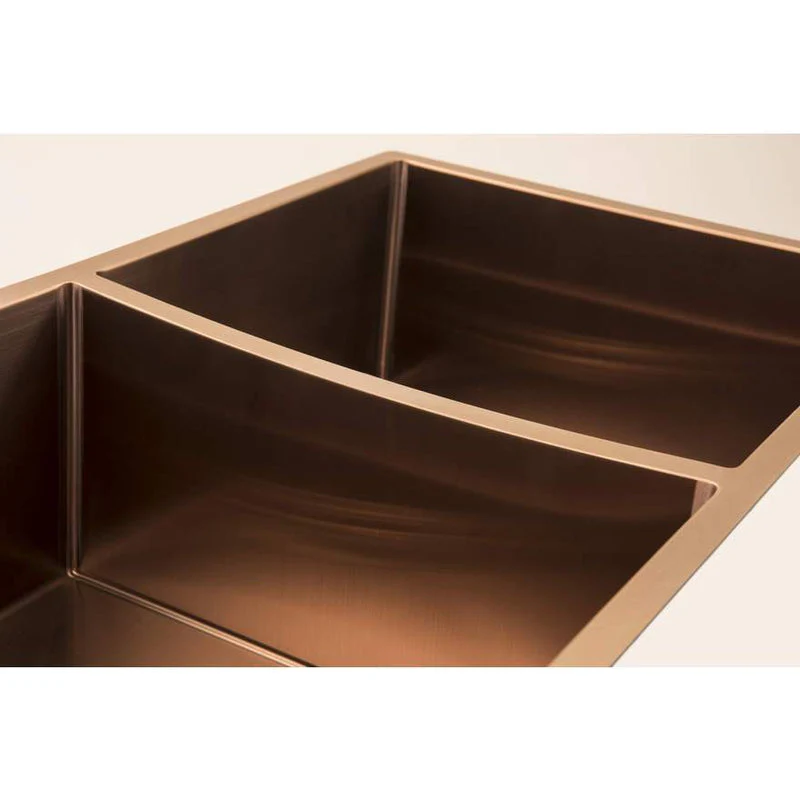 Oliveri Spectra Double Bowl Sink - Copper - Image 3