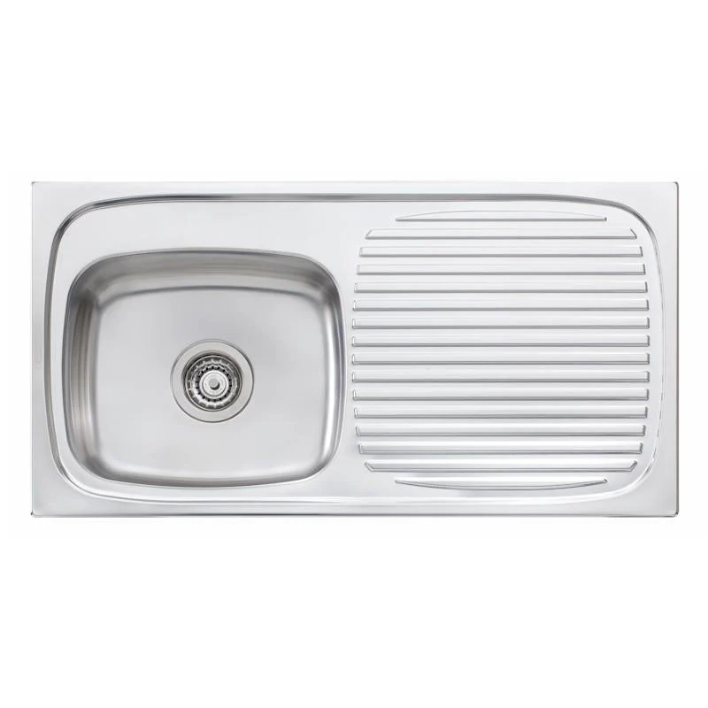 Oliveri Ultraform Single Bowl Topmount Sink Right Hand Drainer