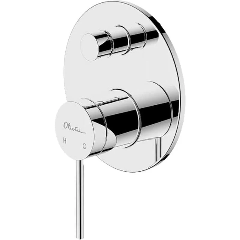 Oliveri Venice Wall Mixer With Diverter - Chrome