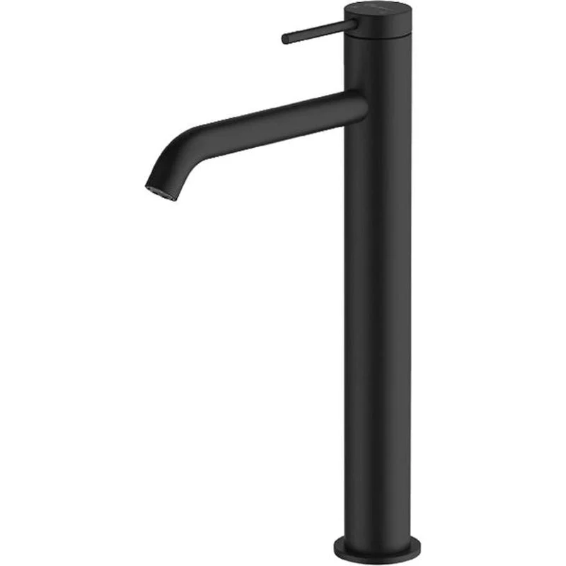 Oliveri Venice Curved Tower Basin Mixer - Black Matte