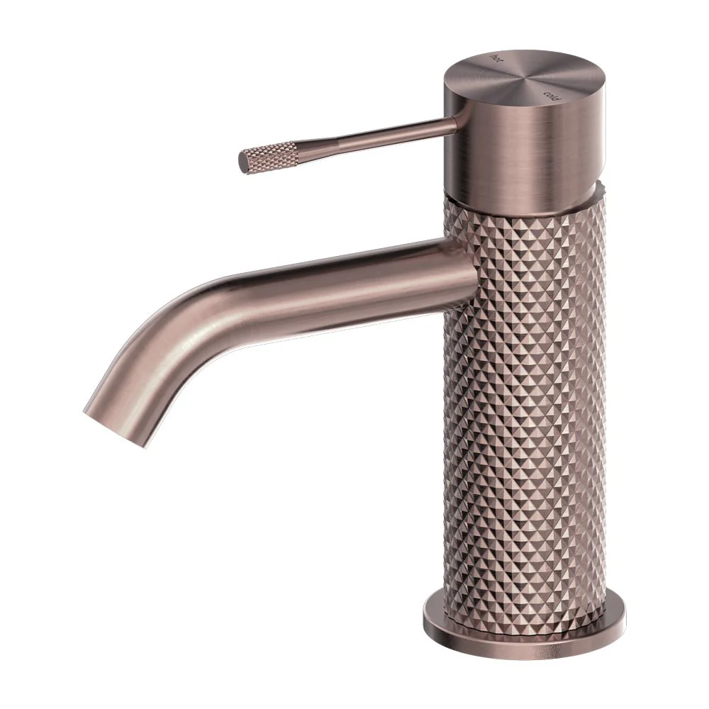 Nero Opal Basin Mixer - Brushed Bronze