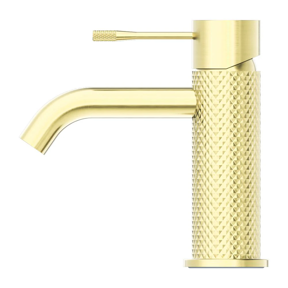 Nero Opal Basin Mixer - Brushed Gold - Image 2
