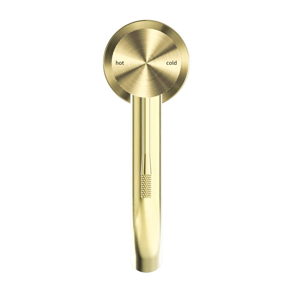 Nero Opal Basin Mixer - Brushed Gold - Image 3