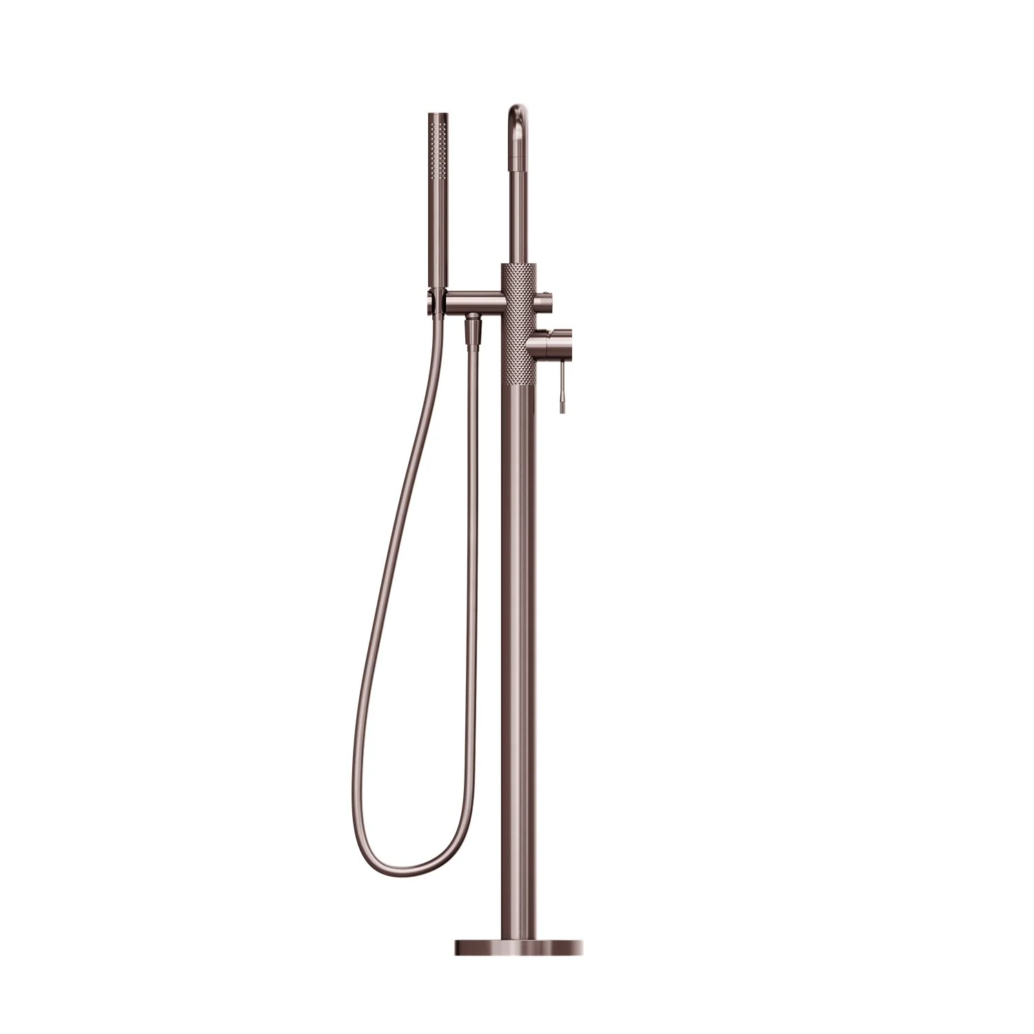 Nero Opal Freestanding Bath Mixer With Hand Shower - Brushed Bronze - Image 3