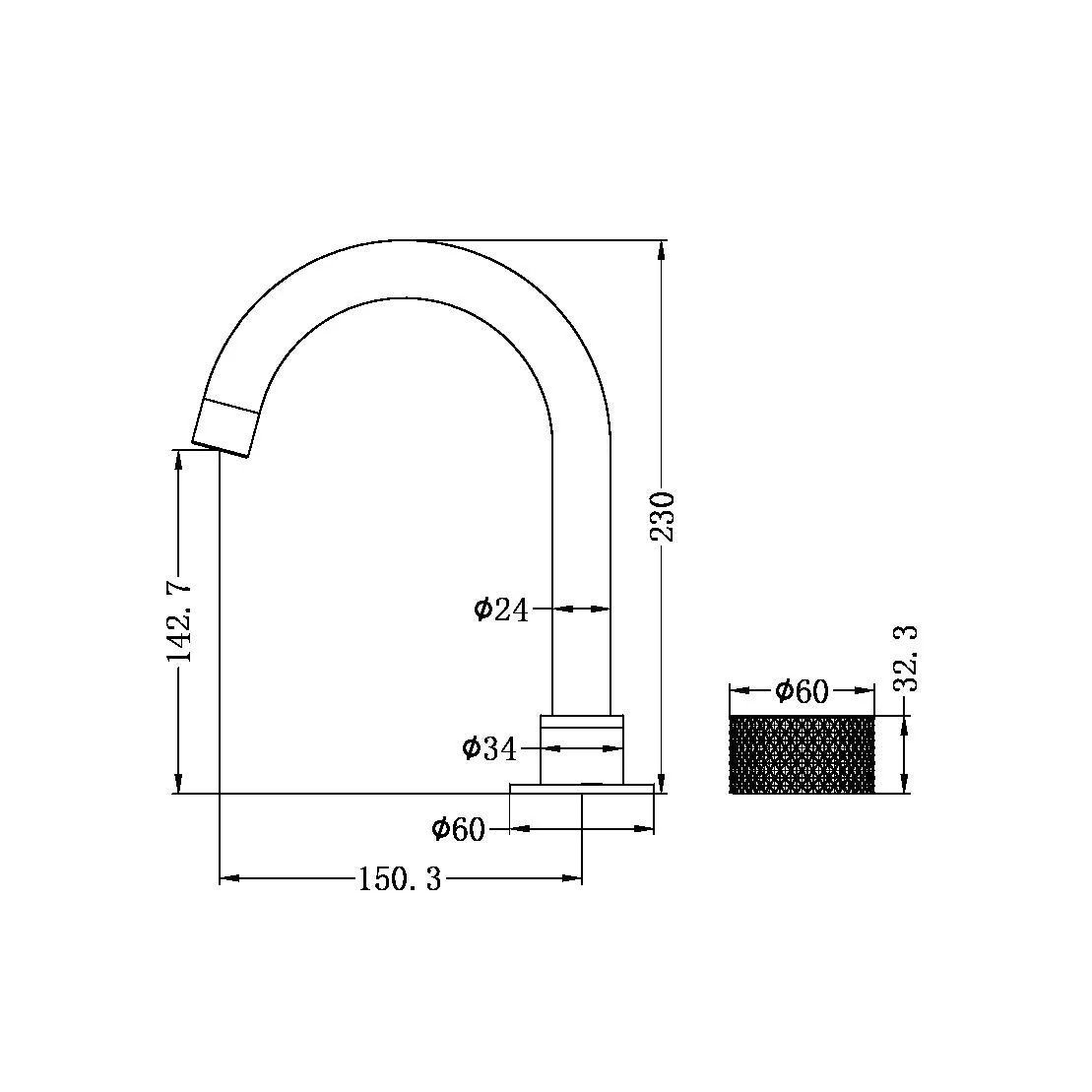 Nero Opal Progressive Basin Set - Brushed Nickel - Image 4