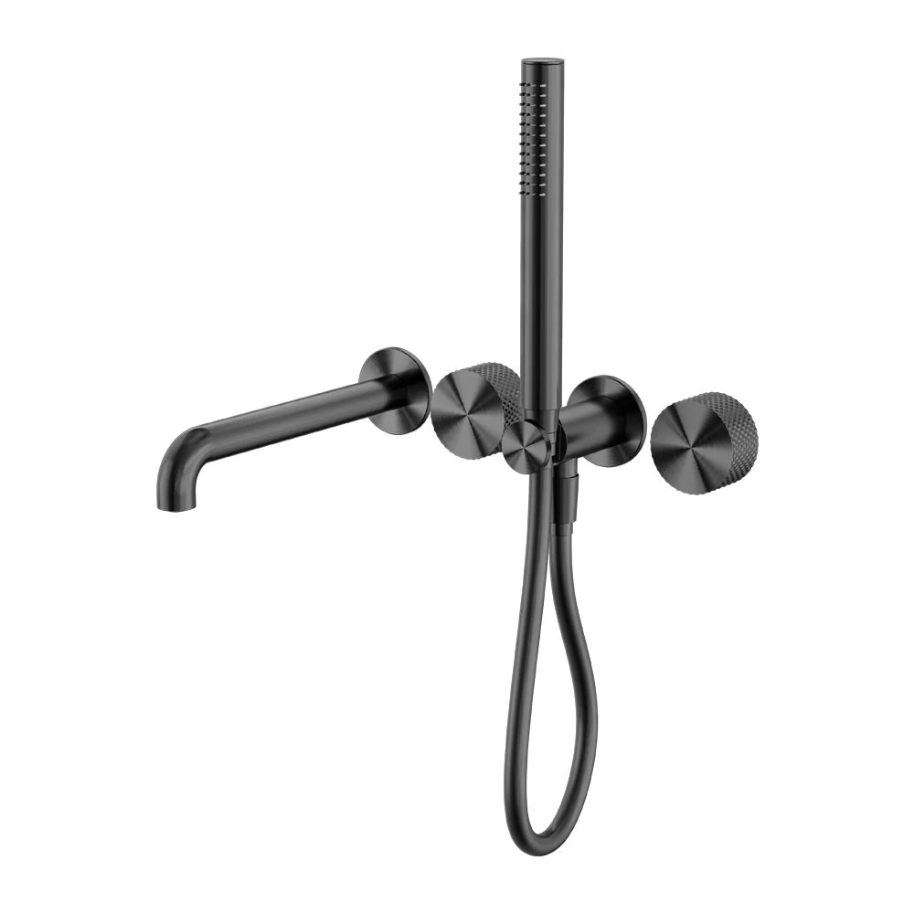 Nero Opal Progressive Shower System Separate Plate With Spout - Graphite