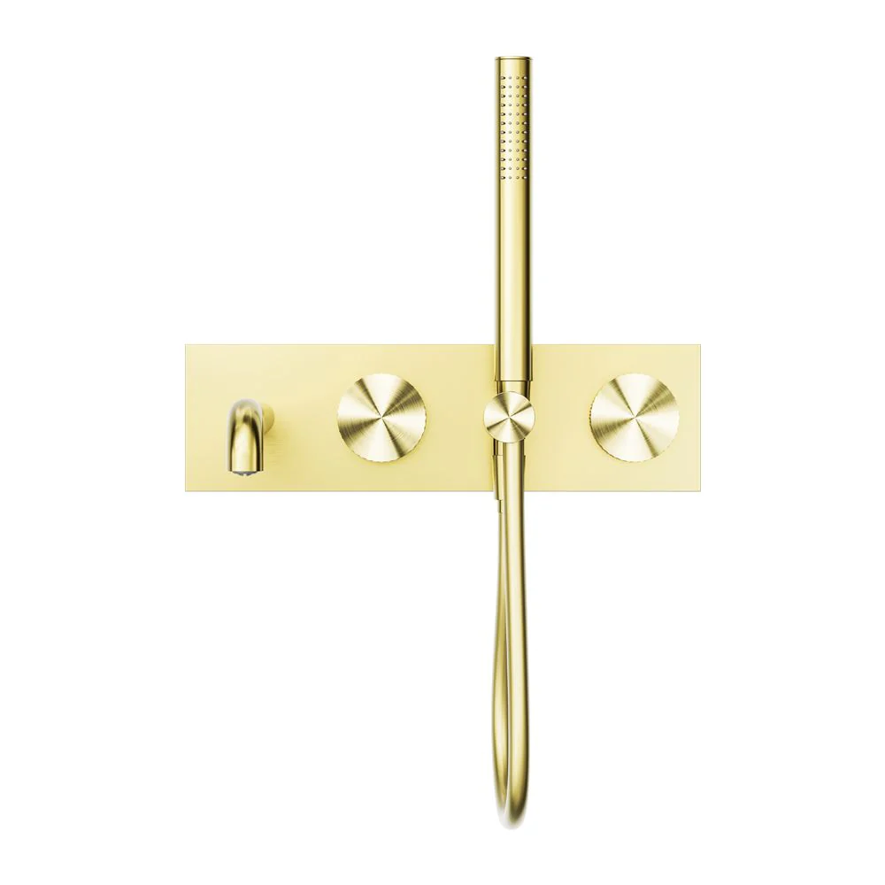 Nero Opal Progressive Shower System With Spout - Brushed Gold - Image 3