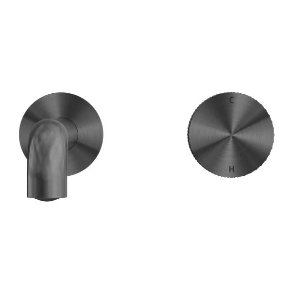Nero Opal Progressive Wall Basin/Bath Set - Graphite - Image 2
