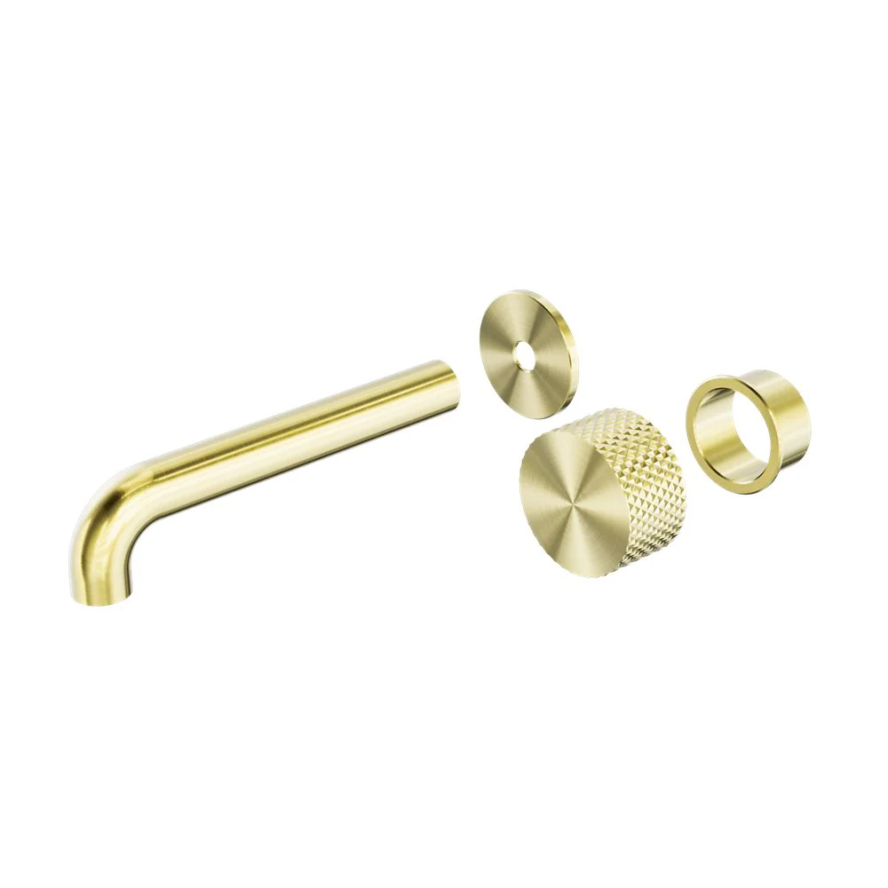Nero Opal Progressive Wall Basin/Bath Set (Trim Kit Only) Spout - Brushed Gold