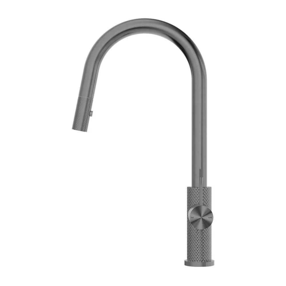 Nero Opal Pull Out Sink Mixer With Vegie Spray Function - Graphite - Image 2