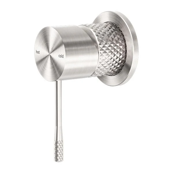 Nero Opal Shower Mixer 60mm Plate - Brushed Nickel