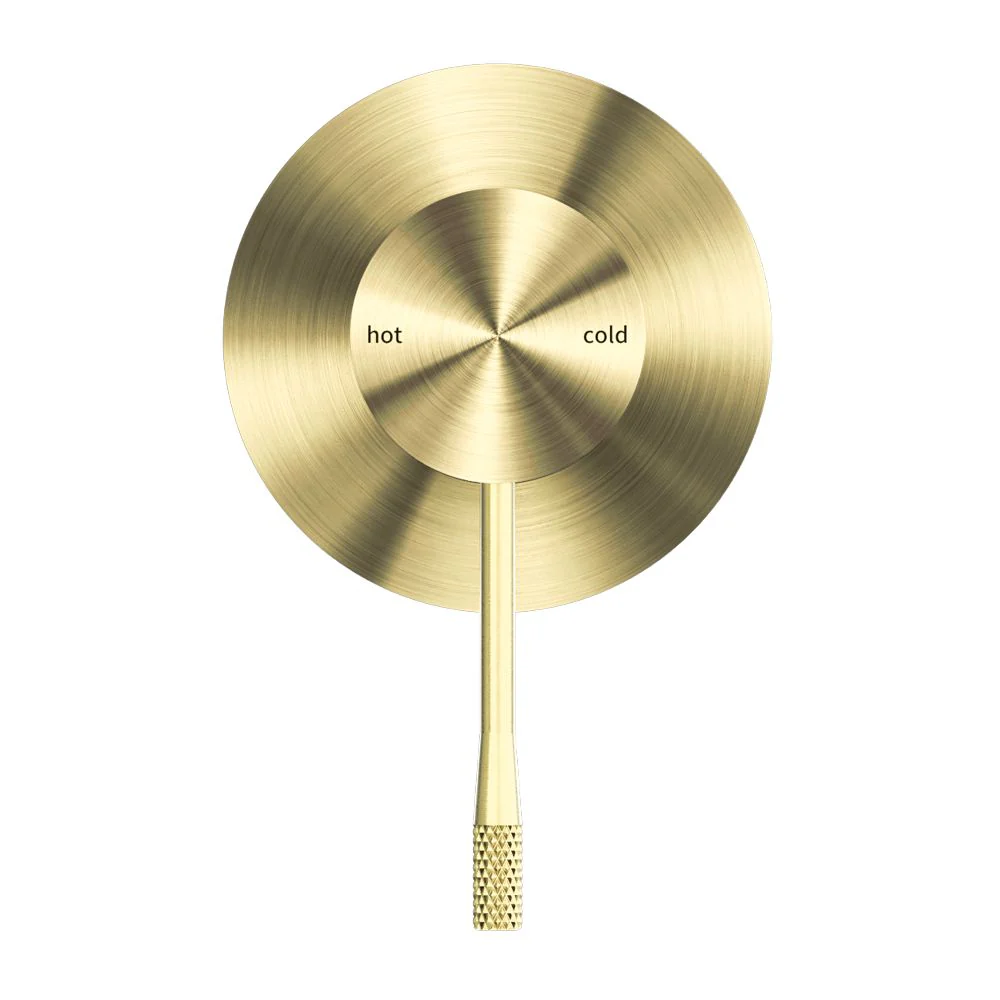 Nero Opal Shower Mixer 80mm Plate - Brushed Gold - Image 3