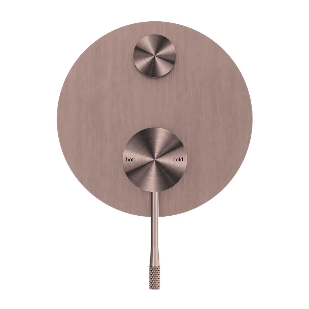 Nero Opal Shower Mixer With Diverter - Brushed Bronze - Image 3