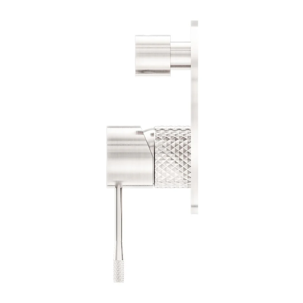 Nero Opal Shower Mixer With Diverter - Brushed Nickel - Image 2
