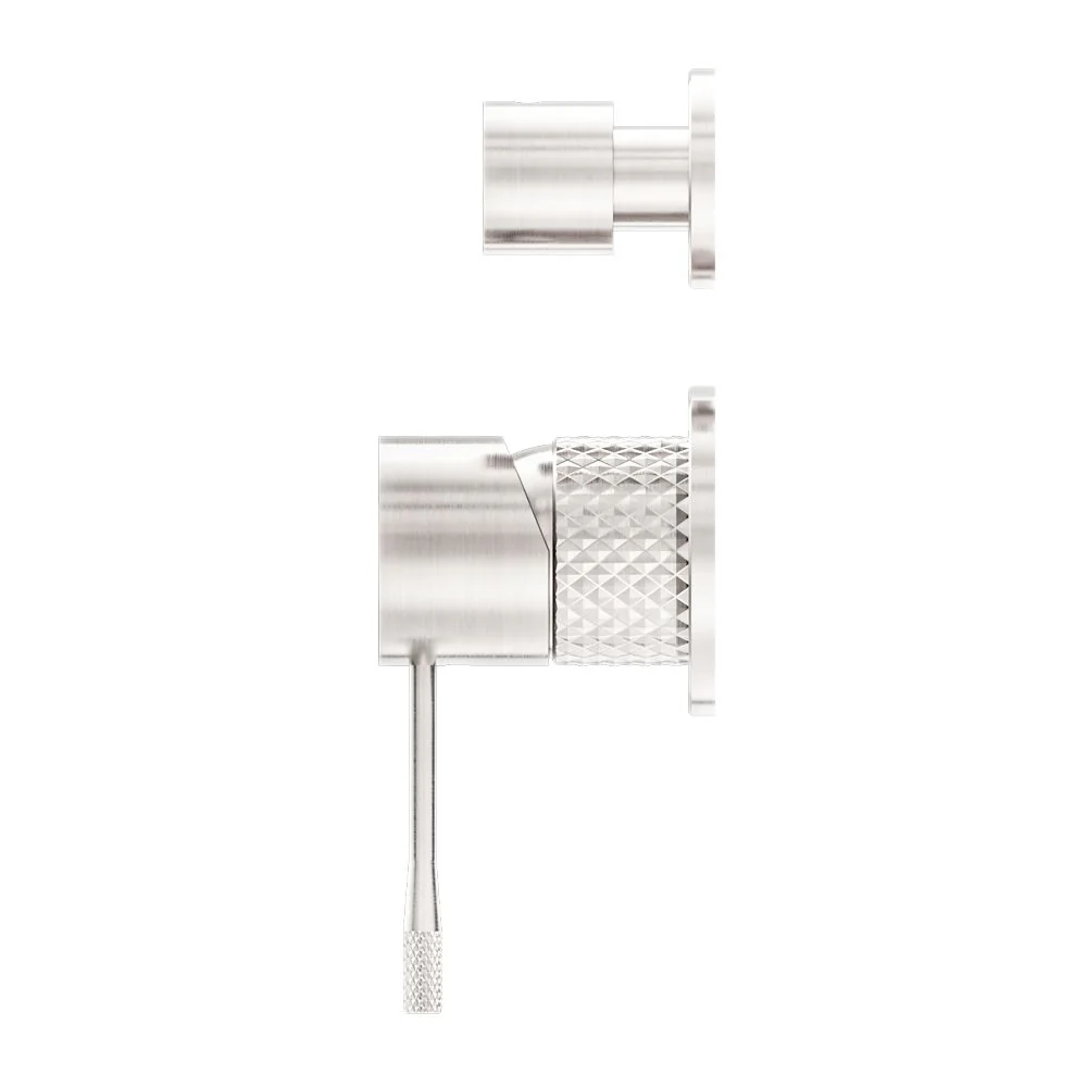 Nero Opal Shower Mixer With Diverter Separate Plate - Brushed Nickel - Image 2