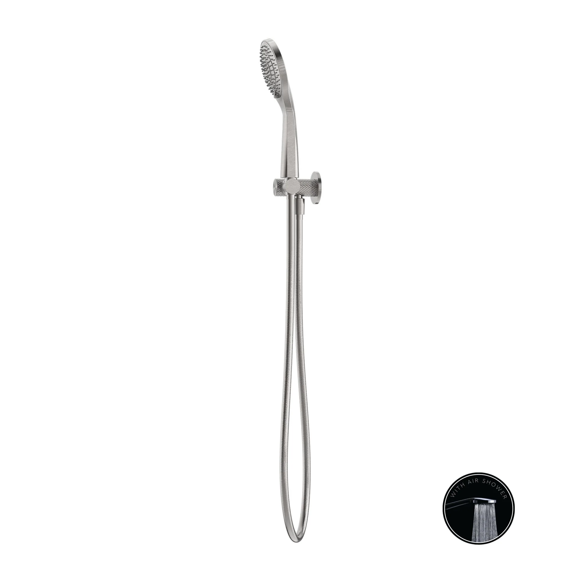 Nero Opal Shower On Bracket With Air Shower - Brushed Nickel - Image 4