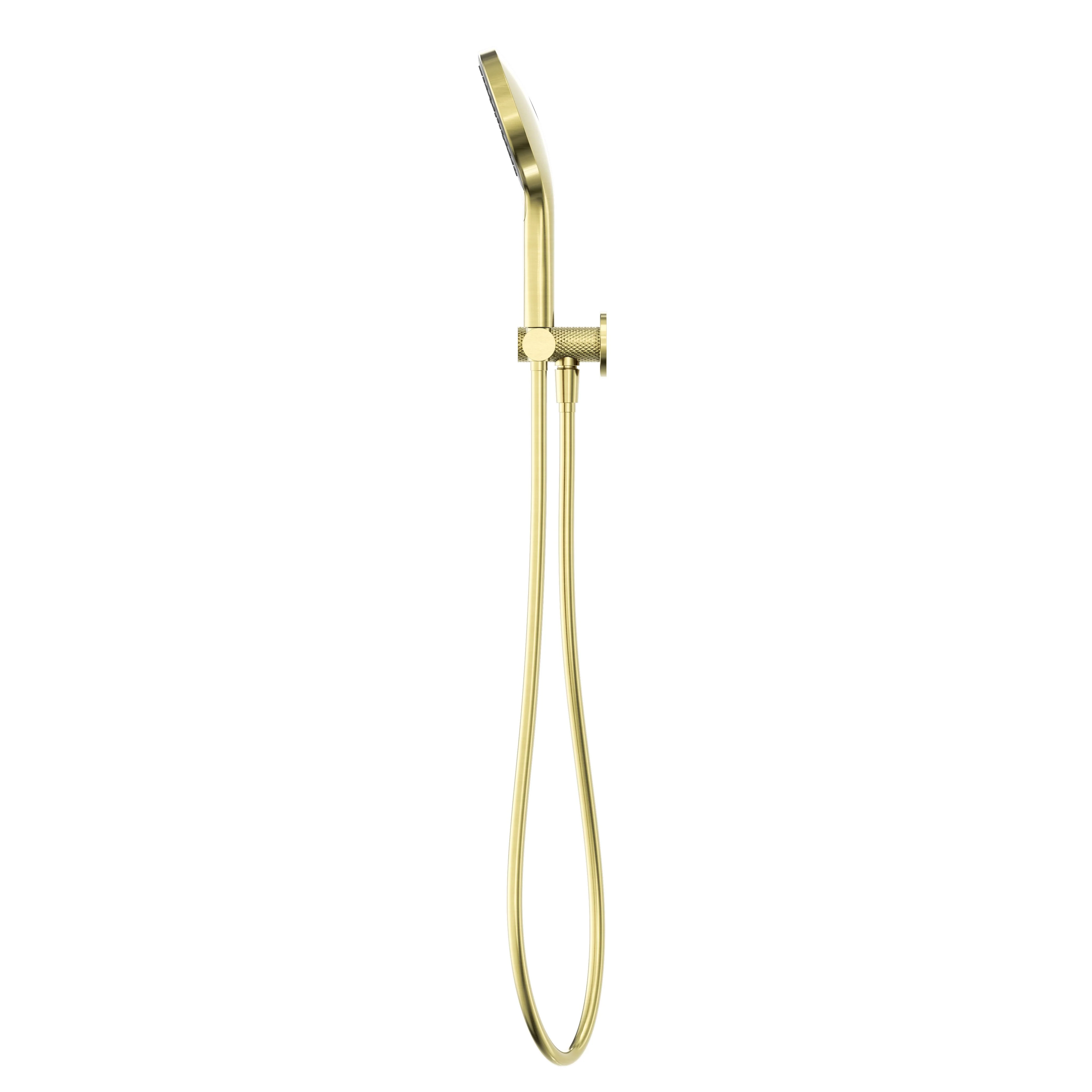 Nero Opal Shower On Bracket With Air Shower II - Brushed Gold - Image 3