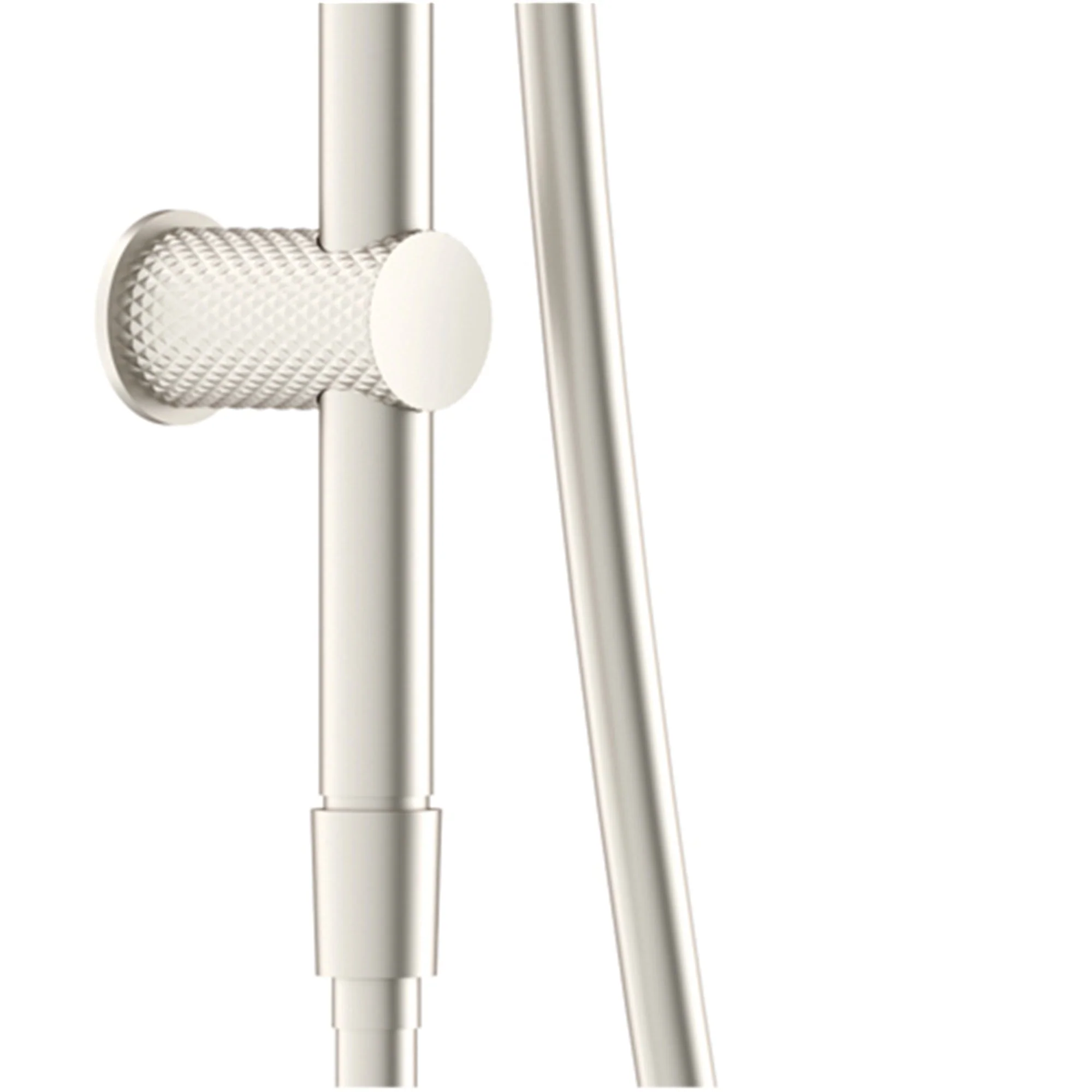 Nero Opal Shower Rail With Air Shower - Brushed Nickel - Image 2