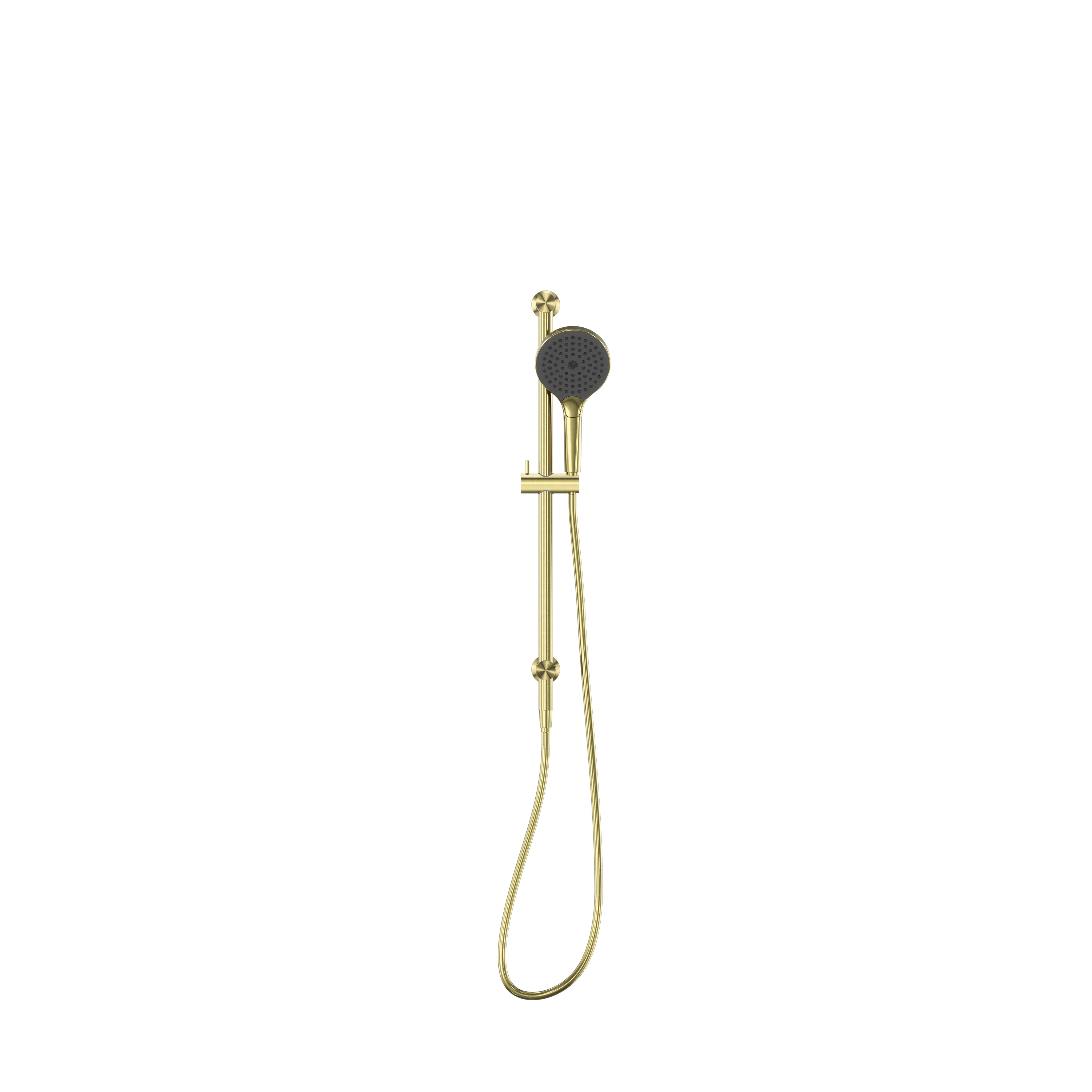 Nero Opal Shower Rail With Air Shower II - Brushed Gold - Image 2