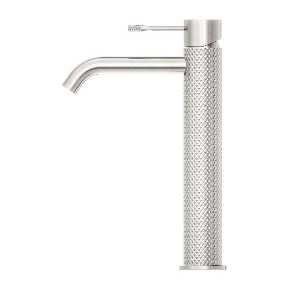 Nero Opal Tall Basin Mixer - Brushed Nickel - Image 2