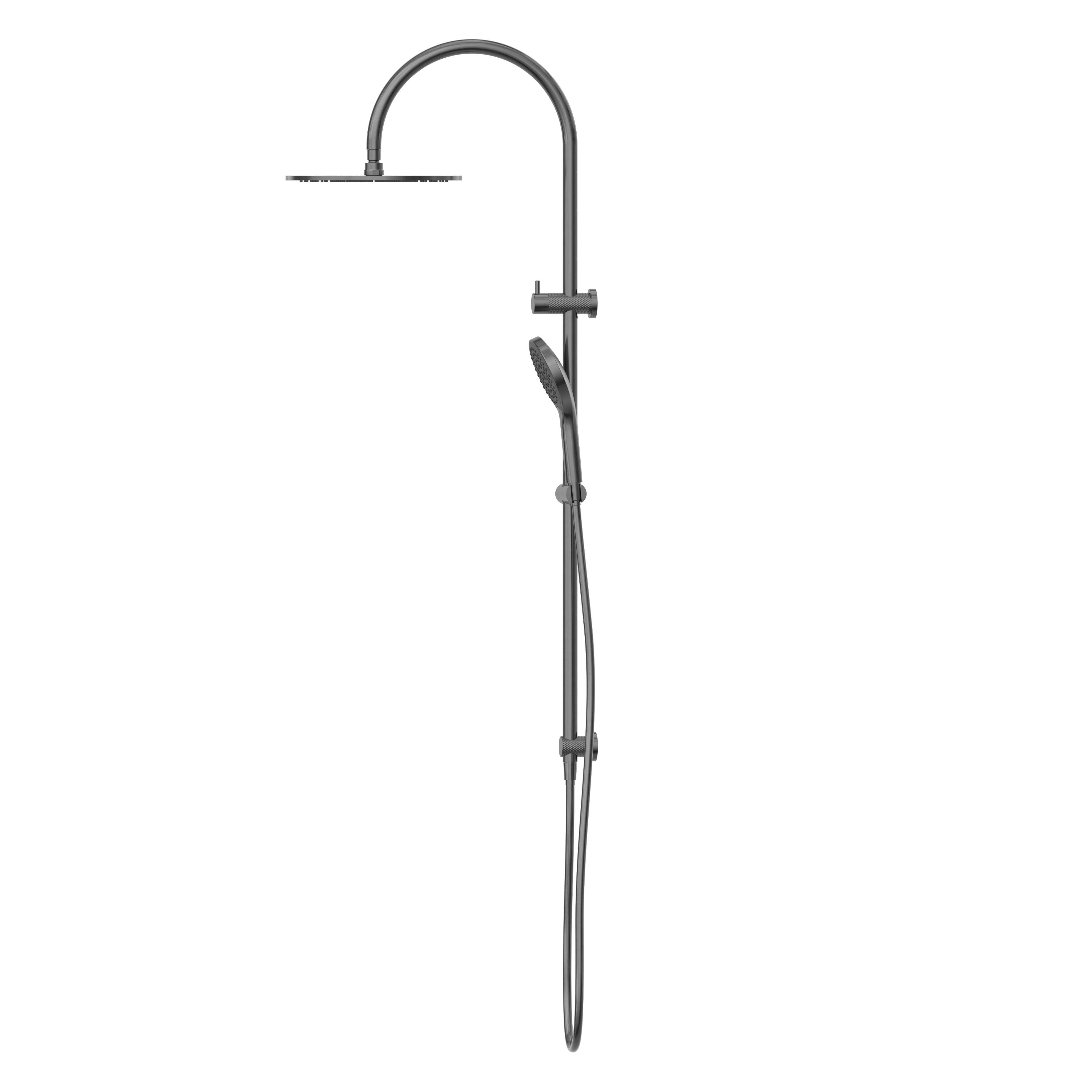 Nero Opal Twin Shower With Air Shower II - Graphite - Image 3