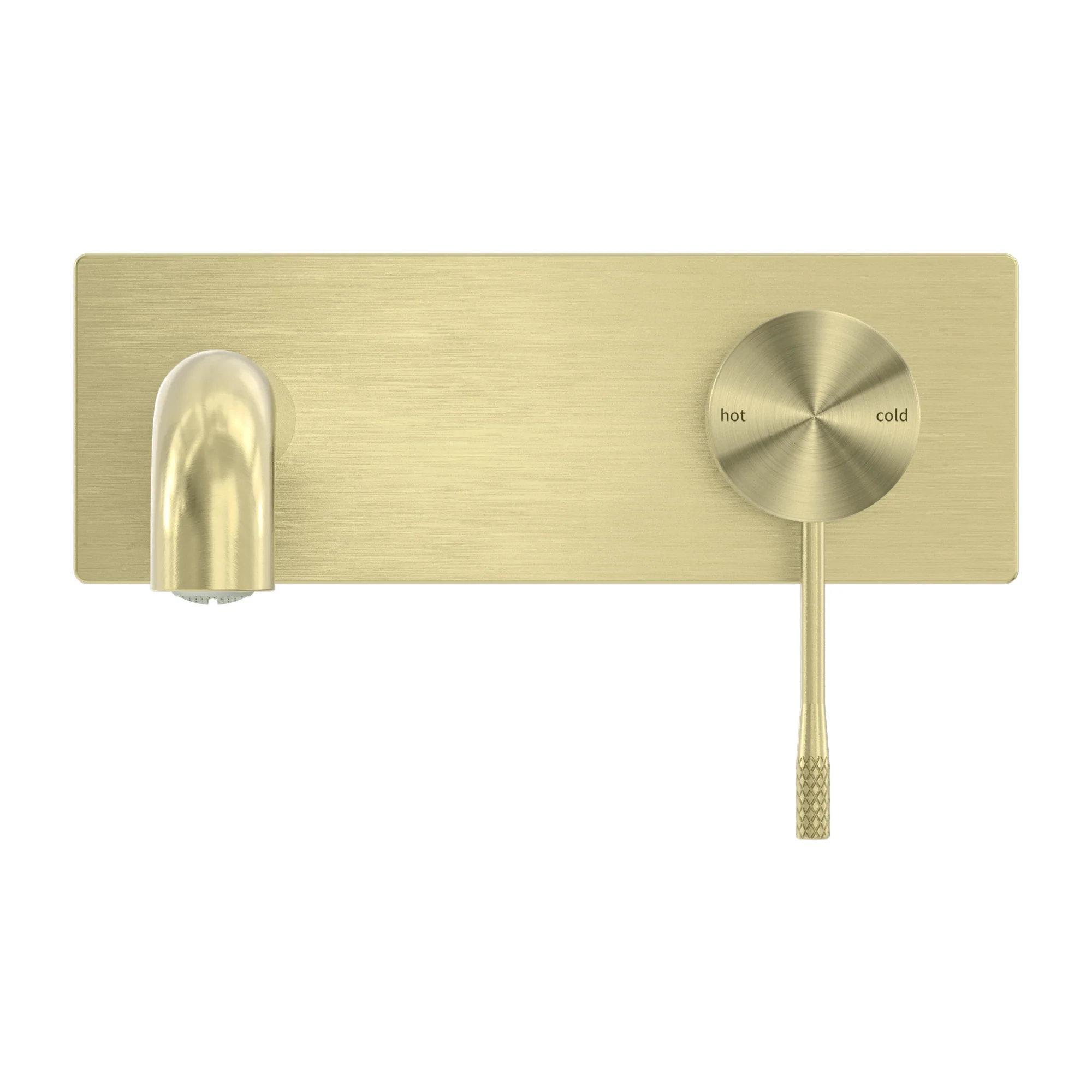 Nero Opal Wall Basin/Bath Mixer - Brushed Gold - Image 2