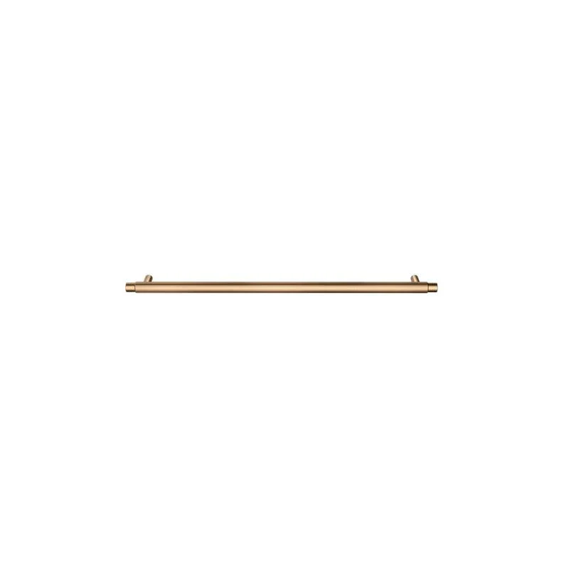 Meir Öppen Round Pull 328mm Cabinet Handle (Linear Knurled) - Lustre Bronze - Image 3