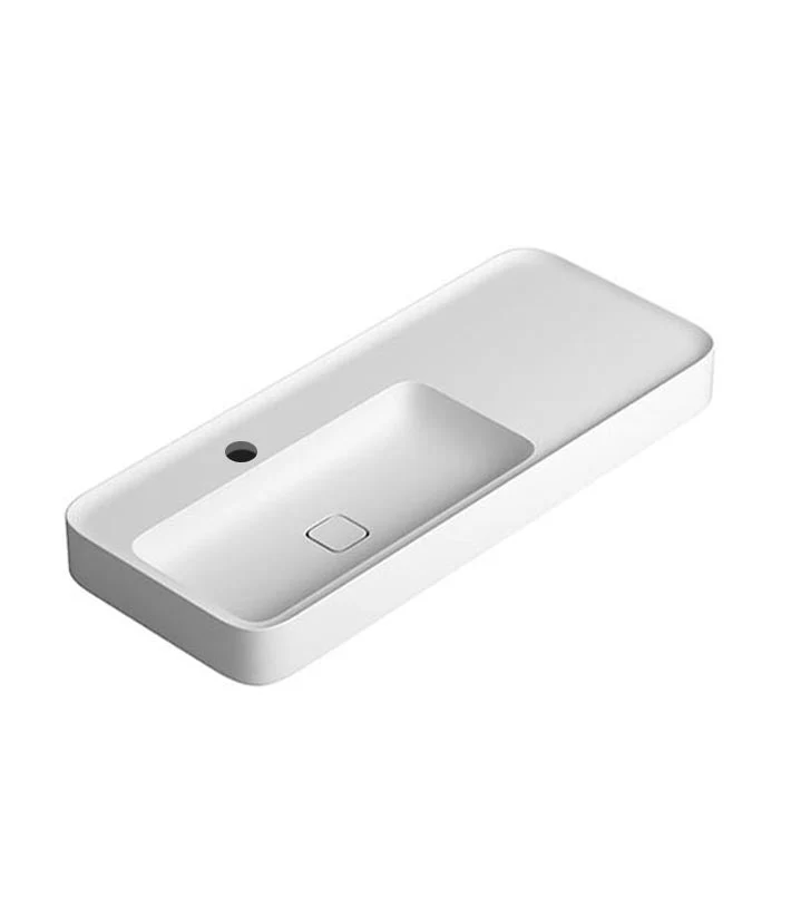 Parisi Cameo 1200 x 500 Bench Basin - Matt White