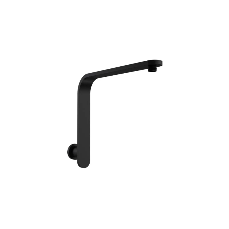Parisi Elli II High Rise Wall Shower Arm - Black Matte