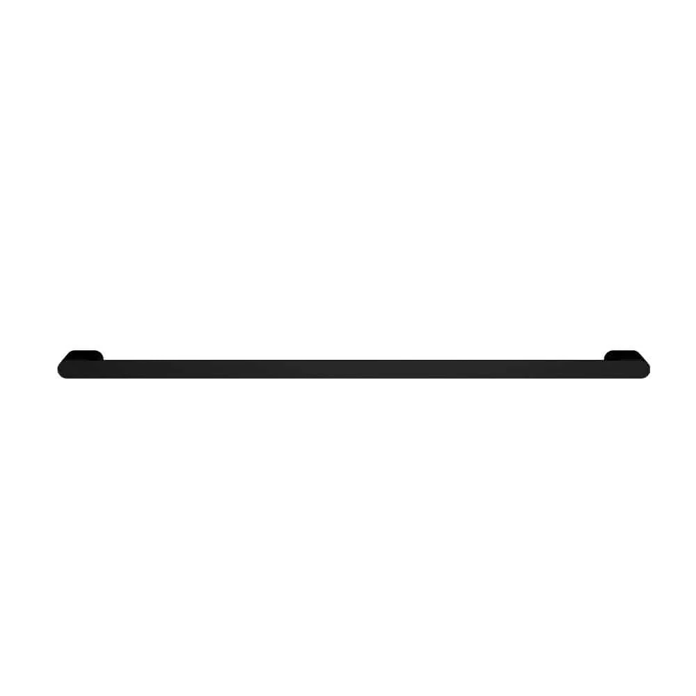 Parisi Ellisse Single Towel Rail 640mm Slimline - Matt Black