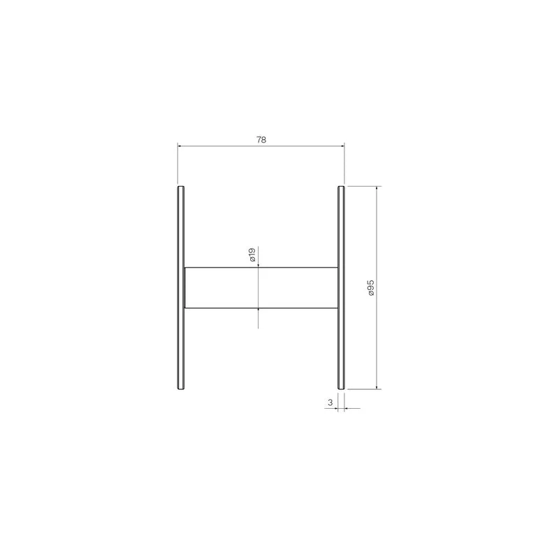 Parisi Ellisse Towel Holder - Chrome - Image 2