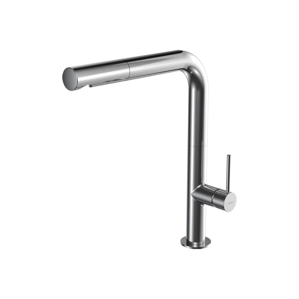 Parisi Envy 30 Kitchen Mixer with Fixed Spout and Pull-out Spray - Chrome