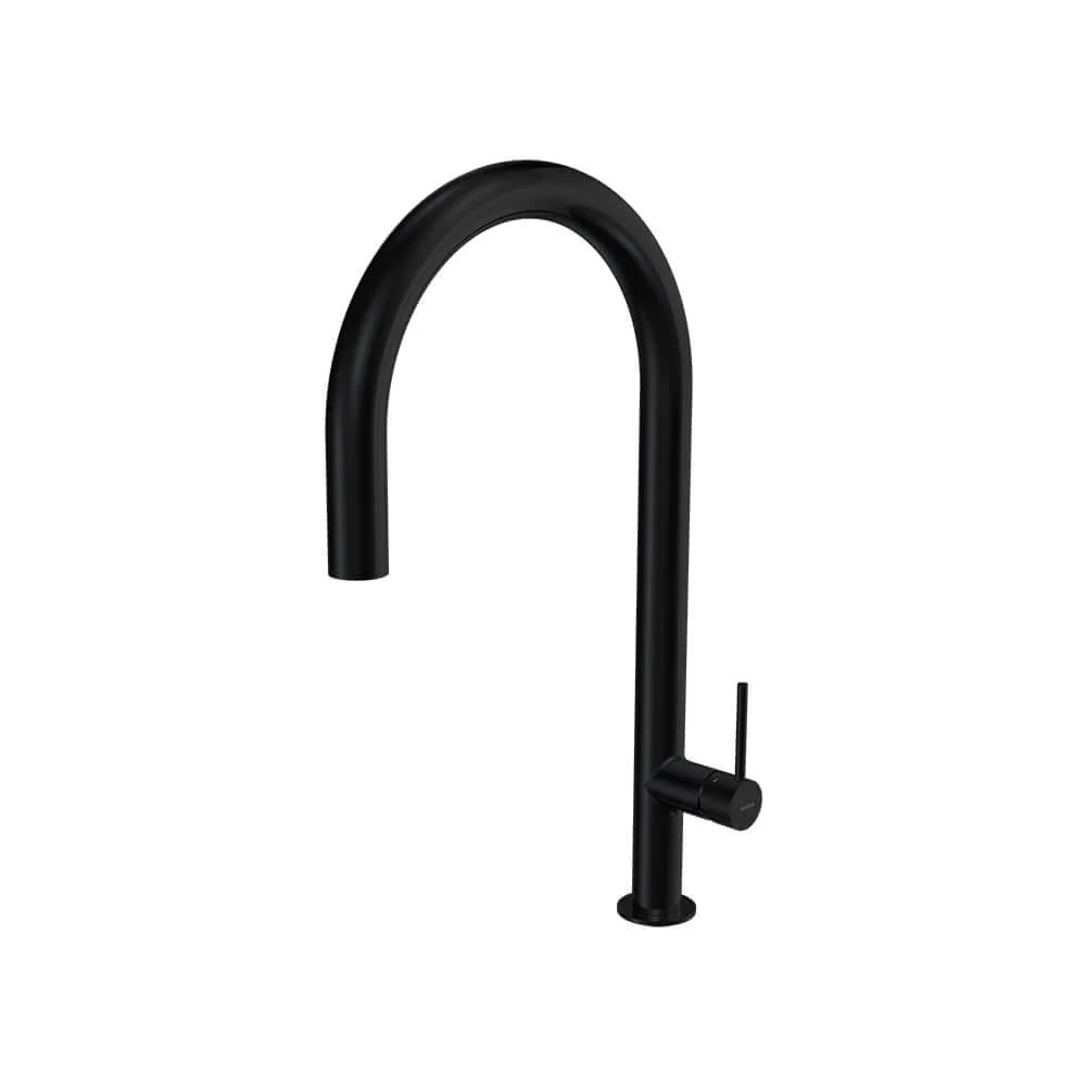 Parisi Envy 30 Kitchen Mixer with Round Spout - Matt Black