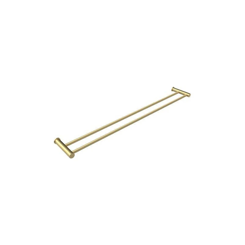Parisi Envy 800mm Double Towel Rail - Brushed Brass