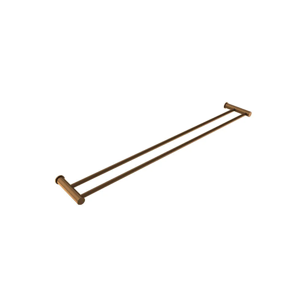Parisi Envy 800mm Double Towel Rail - Matt Bronze