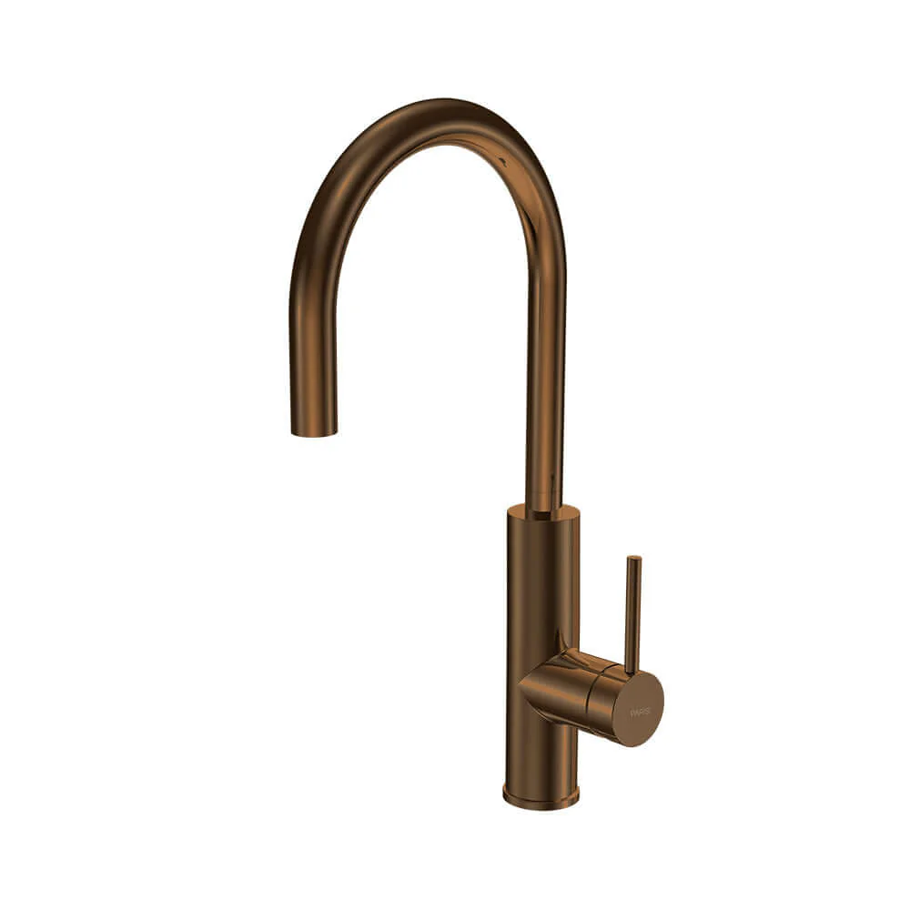 Parisi Envy II Kitchen Mixer with Round Spout - Matt Bronze