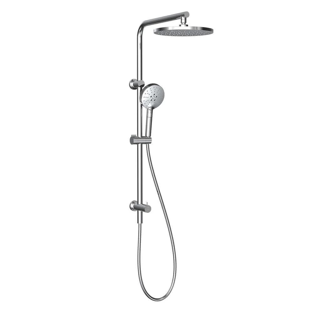 Parisi Envy II Shower Column with Sliding Rail & Turn Diverter - Chrome