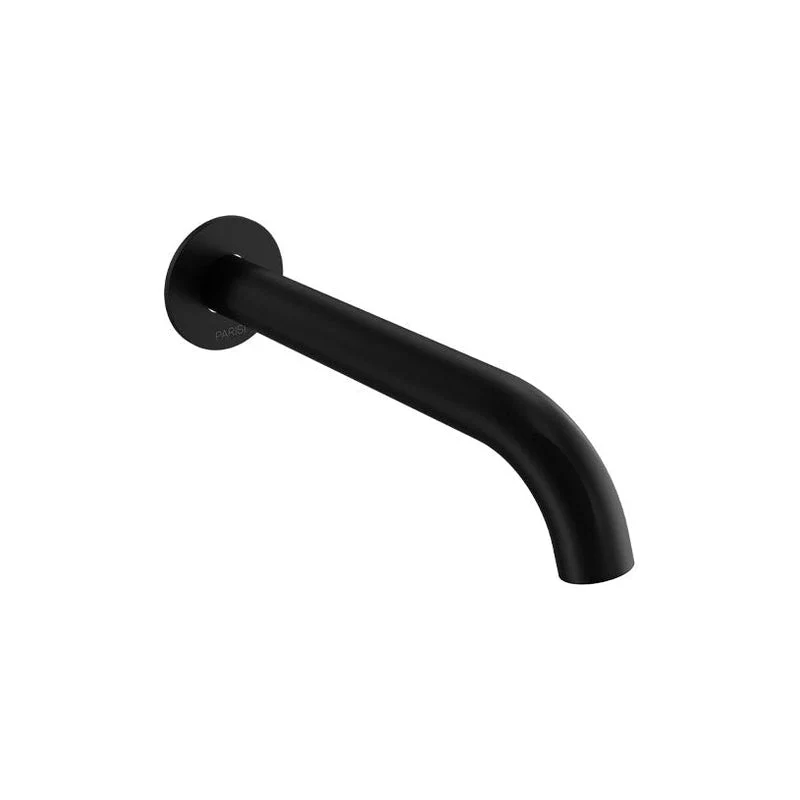 Parisi Envy II Wall Bath Spout 190mm - Matt Black
