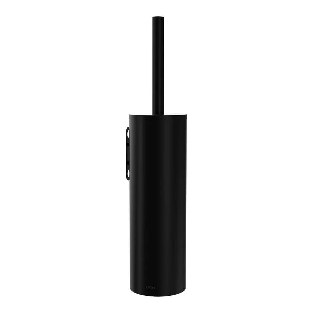 Parisi Envy II Wall Mounted Toilet Brush Holder - Matt Black