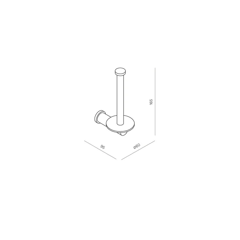 Parisi Envy Spare Toilet Roll Holder - Image 2
