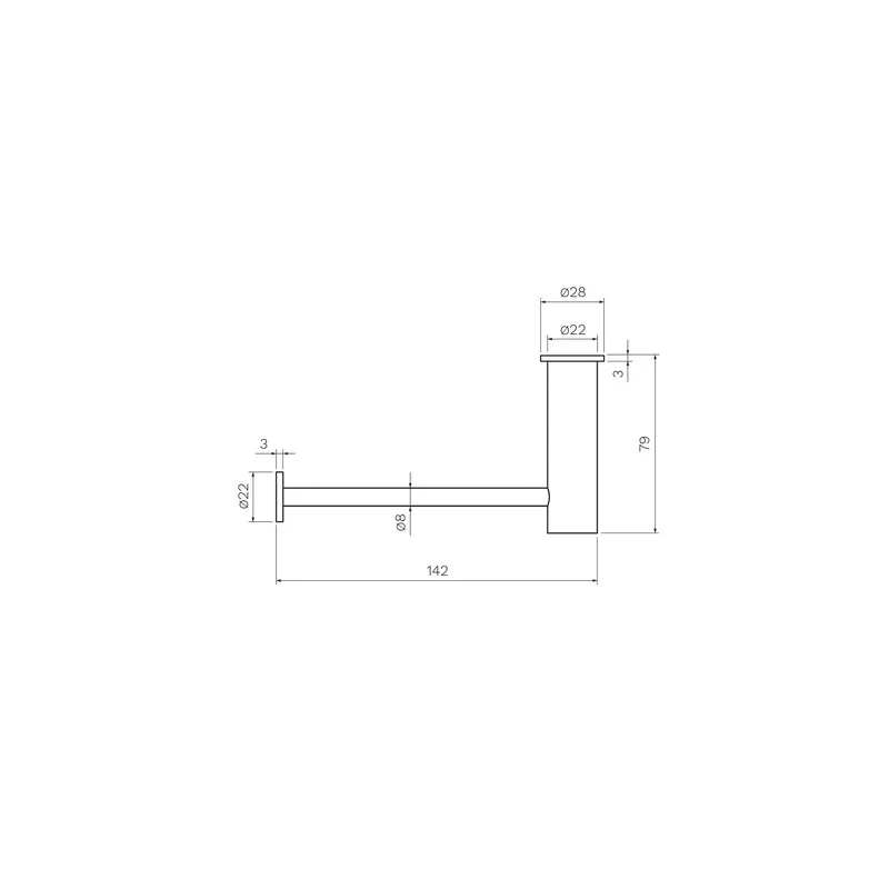 Parisi Envy Toilet Roll Holder - Matt Black - Image 2