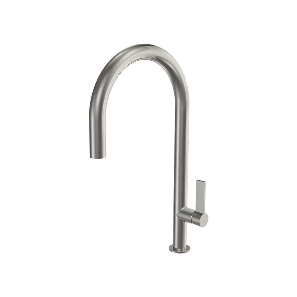 Parisi Ergo 30 Kitchen Mixer with Round Spout - Brushed Nickel