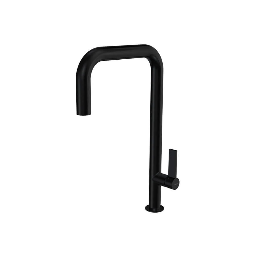 Parisi Ergo 30 Kitchen Mixer with Square Spout - Matt Black