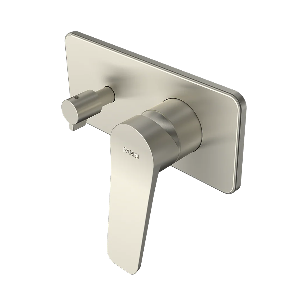 Parisi Float Wall Mixer with 2-Way Diverter - Brushed Nickel